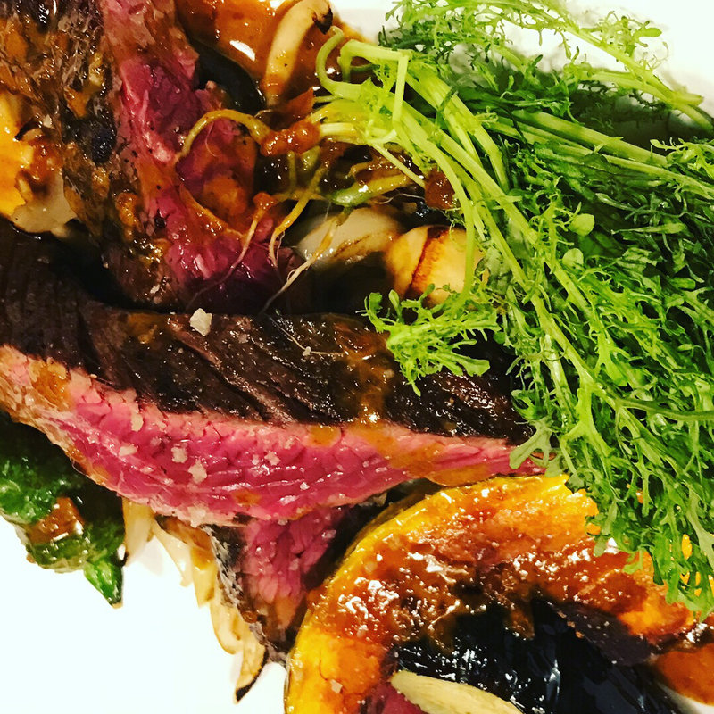 サガリ(ハラミの一部分)のグリル(ビストロモナミ)