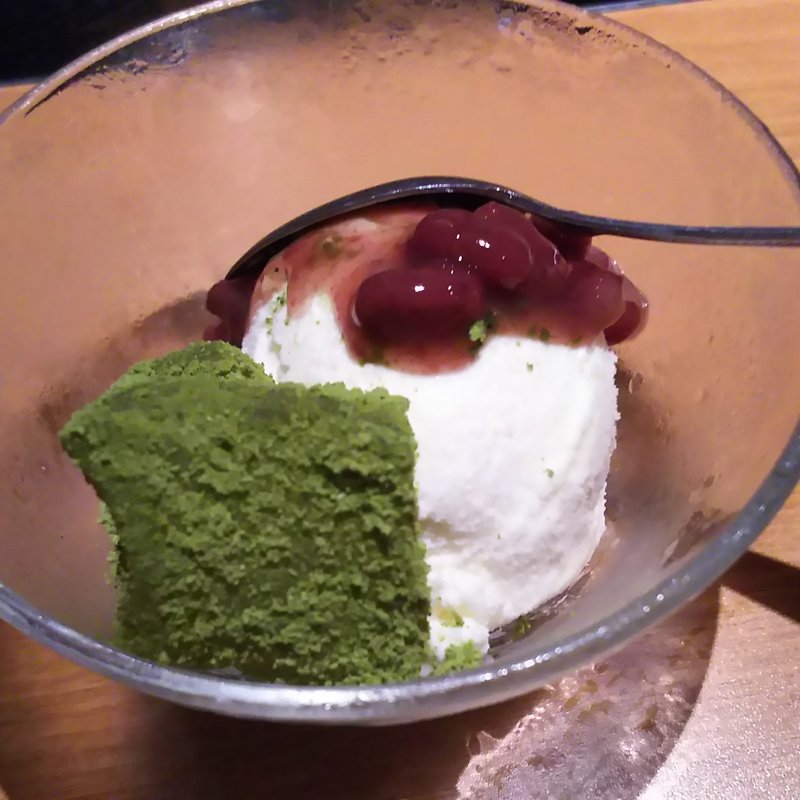 抹茶わらび餅アイス(しゃぶしゃぶ温野菜 京急川崎駅前店 )