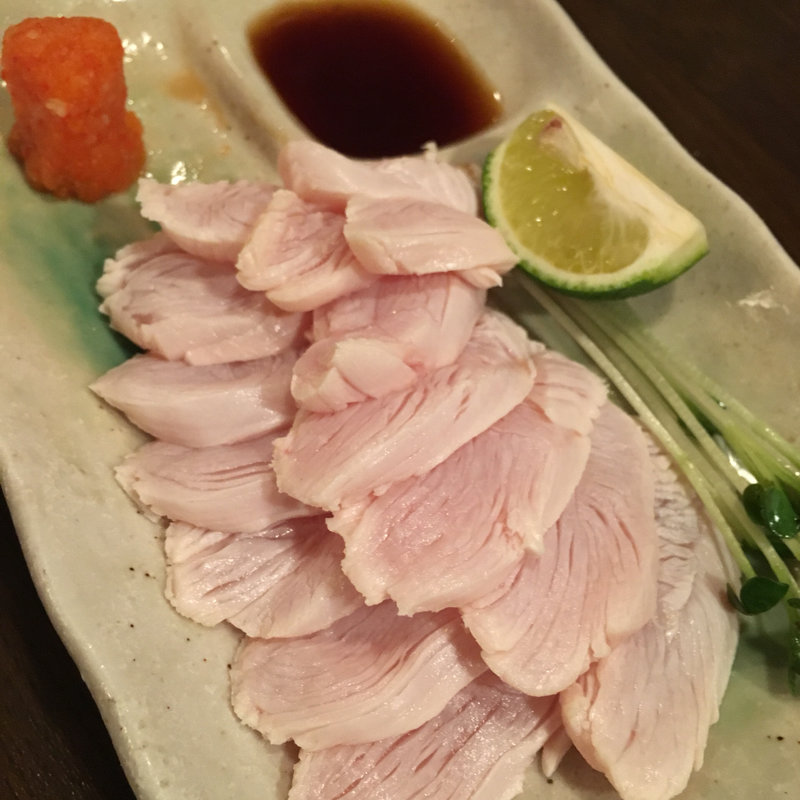 鳥刺し(六本木 串むら （くしむら）)