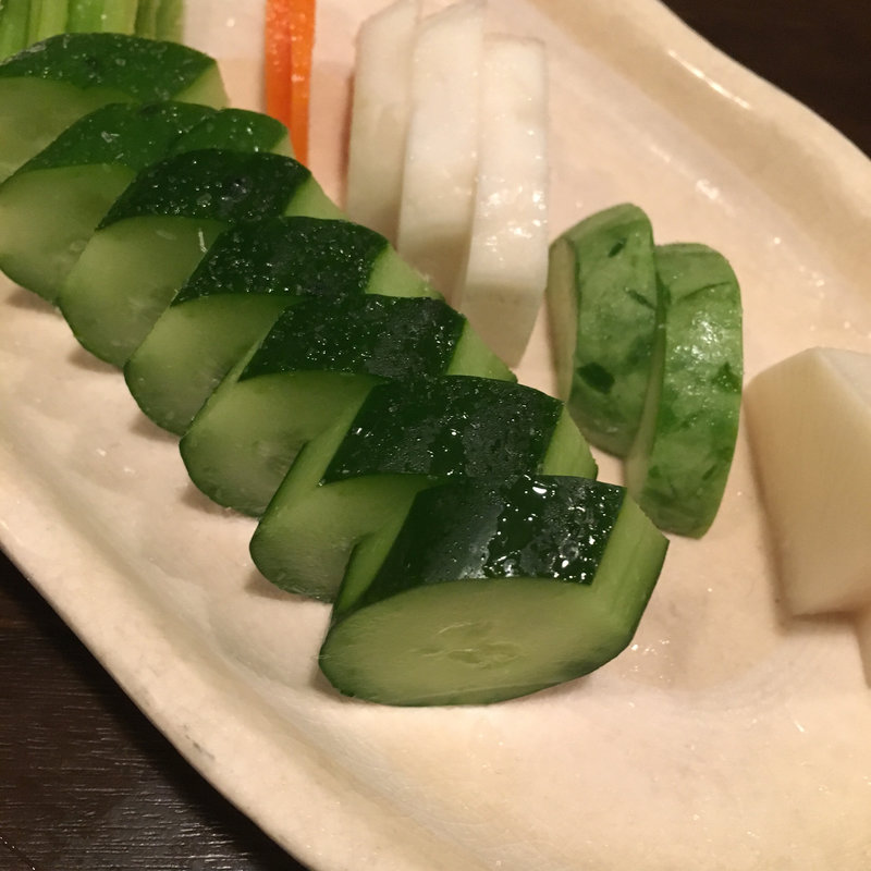 漬物盛り合わせ(六本木 串むら （くしむら）)