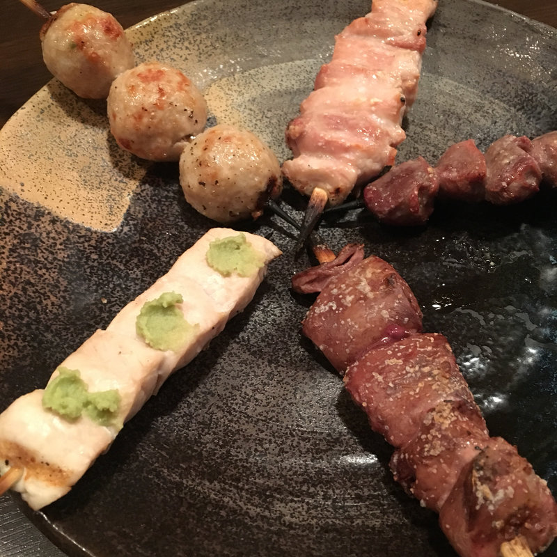 串 - 盛り合わせ : おすすめ5本(六本木 串むら （くしむら）)