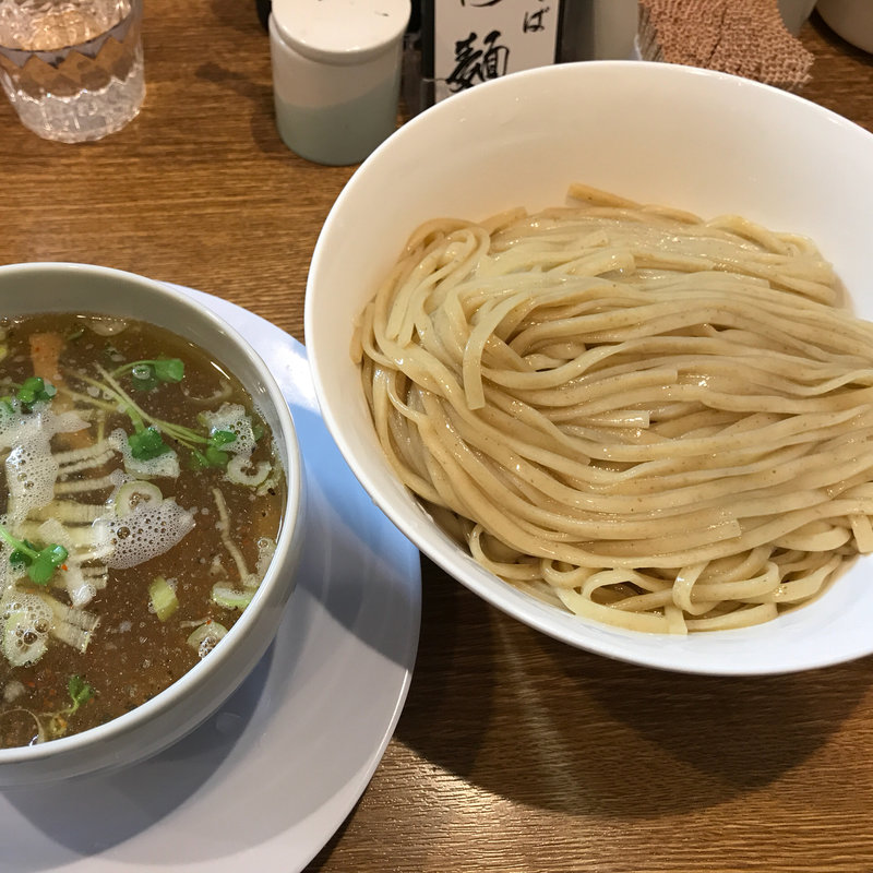 北海道産小麦「春よ恋」3種MIX麺のつけ麺(中華そば桐麺)