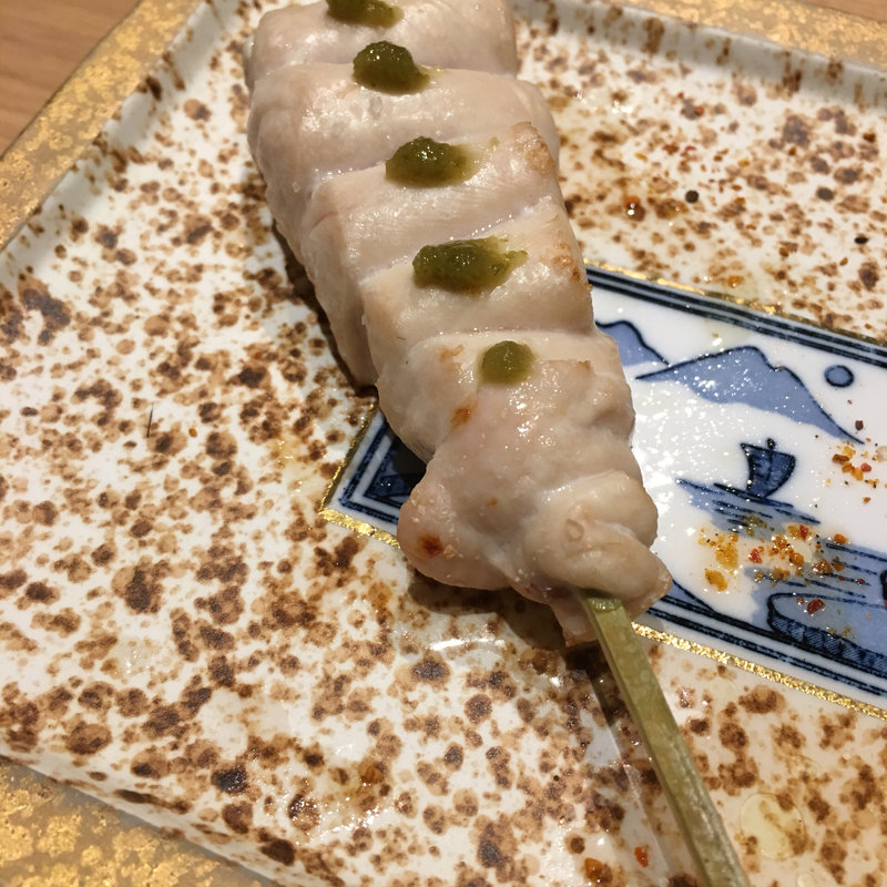 ささみ - 生わさび添え(神楽坂 今井屋本店)