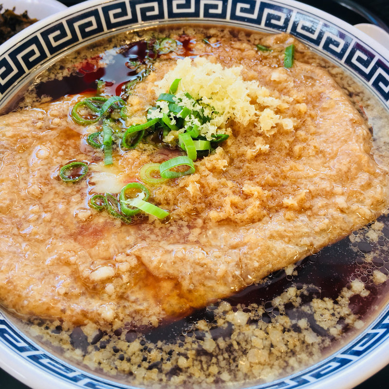 きつねらーめん(製麺屋慶史直営 まる麺西月隈 （せいめんやけいしちょくえい まるめんにしつきくま）） )