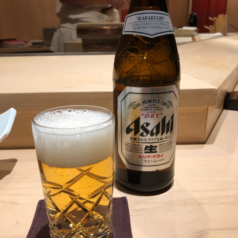 アサヒスーパードライ中瓶(食彩酒粋へいぞう )