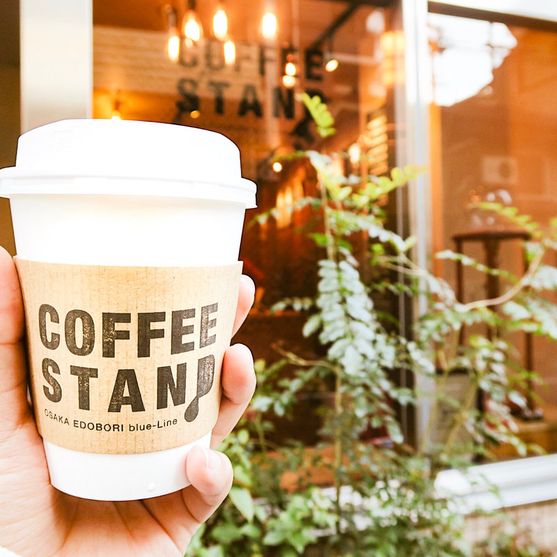 カフェラテ(COFFEE STAND OSAKA EDOBORI blue-Line)