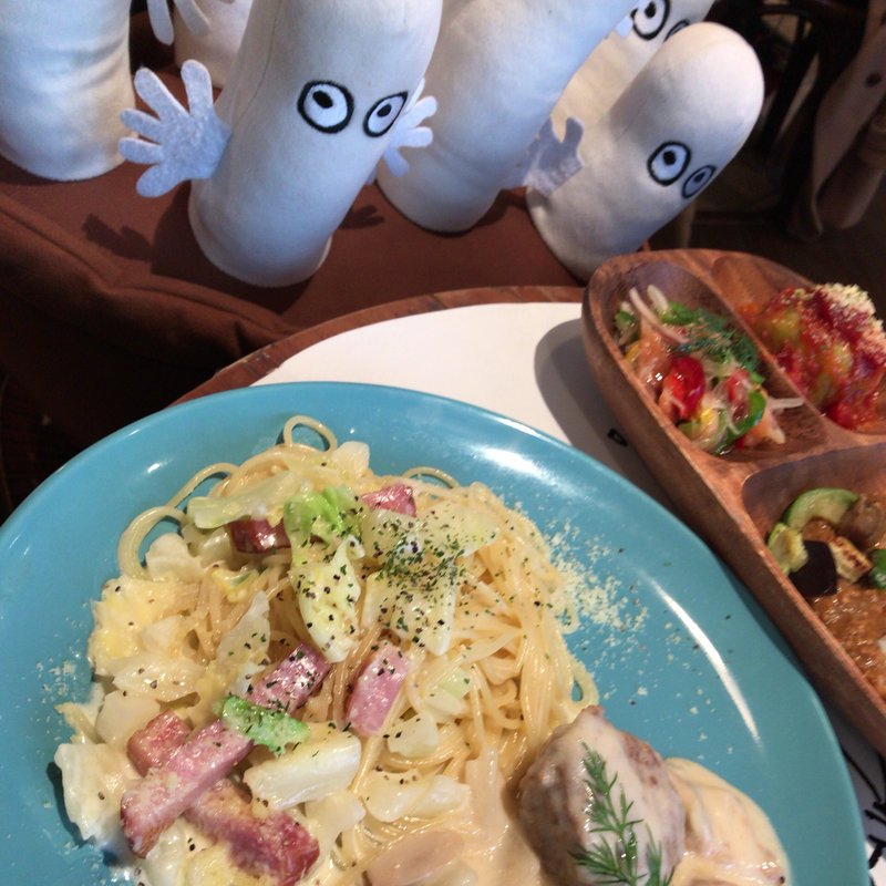 パスタ&ミートボールプレート(ムーミンカフェキャナルシティ博多)