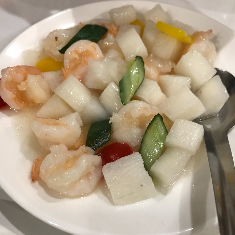 芝エビと山芋塩炒め(味坊 （アジボウ）)