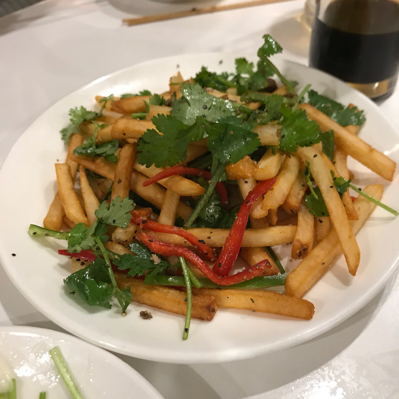 ジャガイモと叉焼の香草和え(味坊 （アジボウ）)