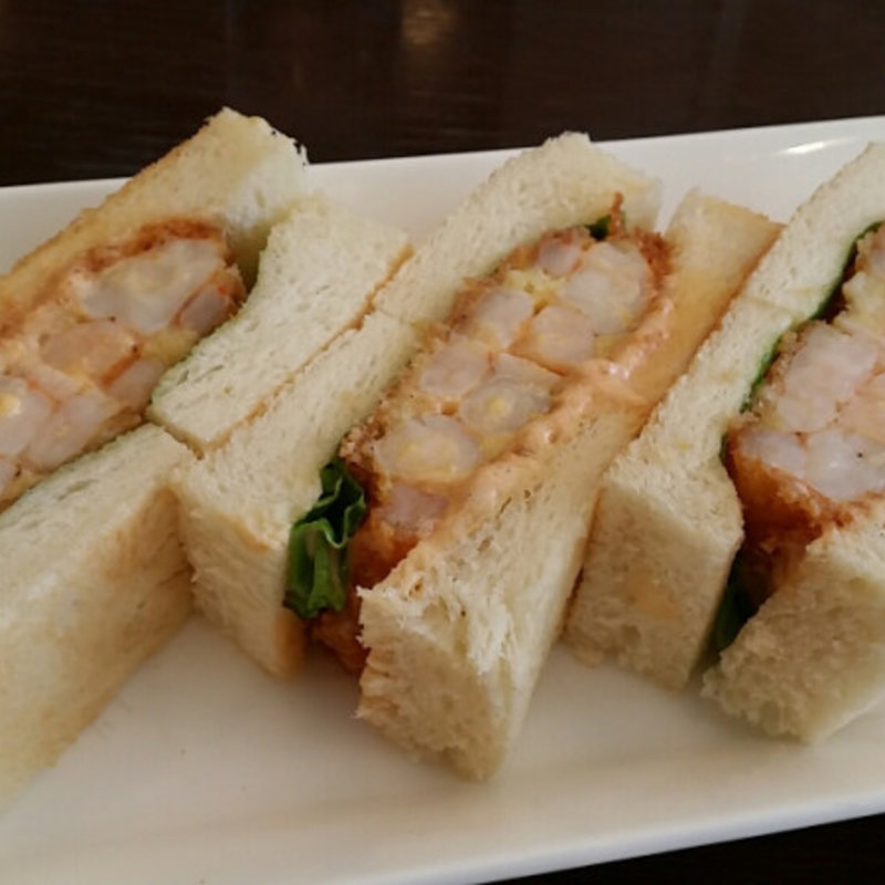 エビのサンドイッチ(銀座木村家)