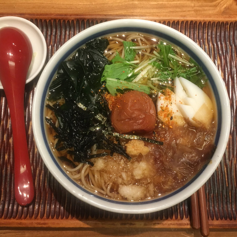 梅おろし蕎麦(大野屋 元代々木町店)
