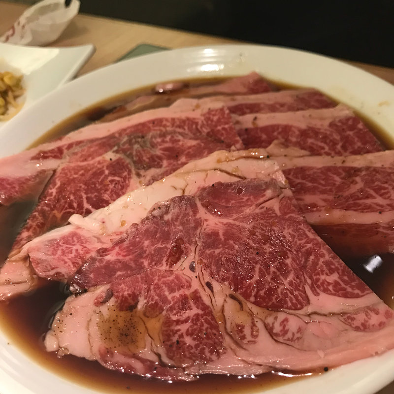 特上ロース（厚切り4枚）(焼肉の名門 天壇 赤坂店)