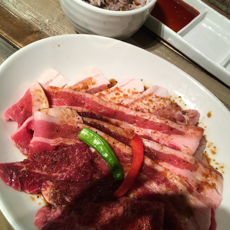 大盛り焼肉セット(表参道焼肉KINTAN)