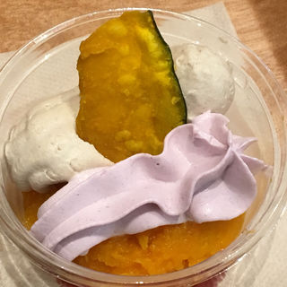 バターナッツと紫芋ホイップのデザート(ディキシーデリ 東急プラザ銀座店)