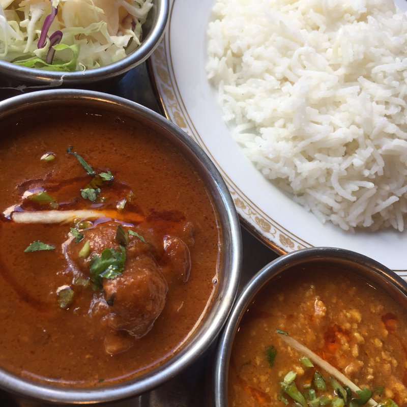 レディースランチ マトンとキーマ(サフラン 池袋)