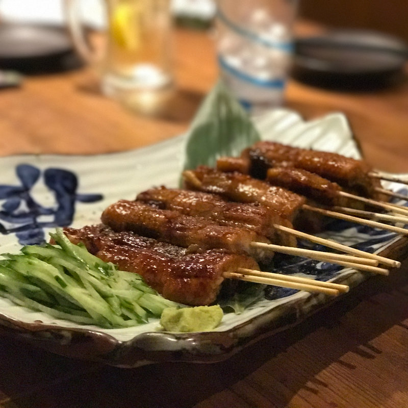 うなごの串焼き(炭や)