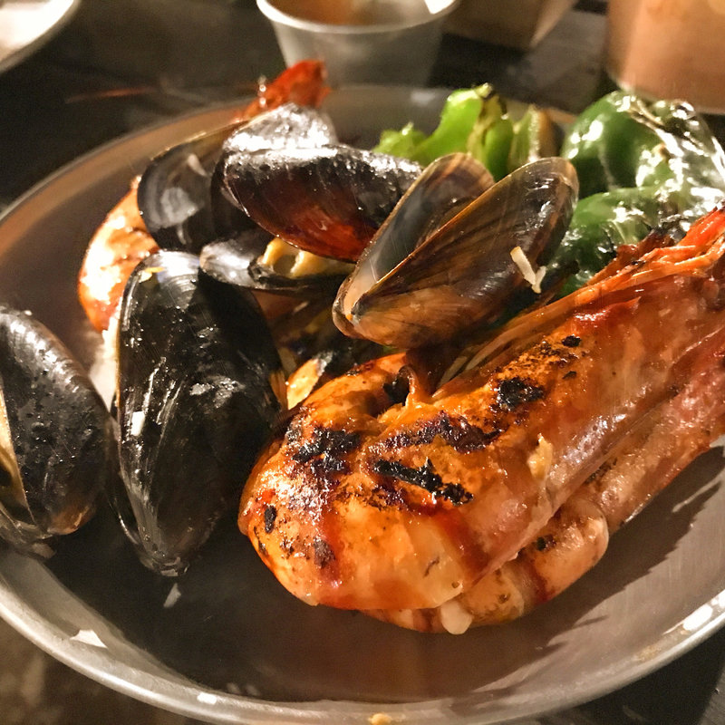 ナチュラルハワイアンBBQセット(池袋パルコ コリアンBBQビアガーデン)