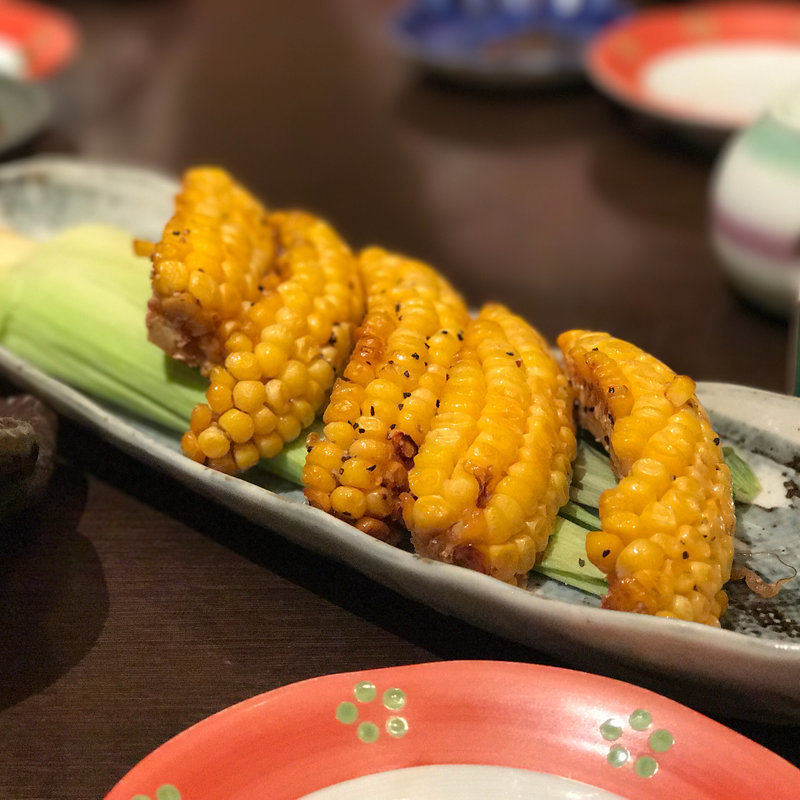 とうもろこし揚げ(神楽坂イカセンター)