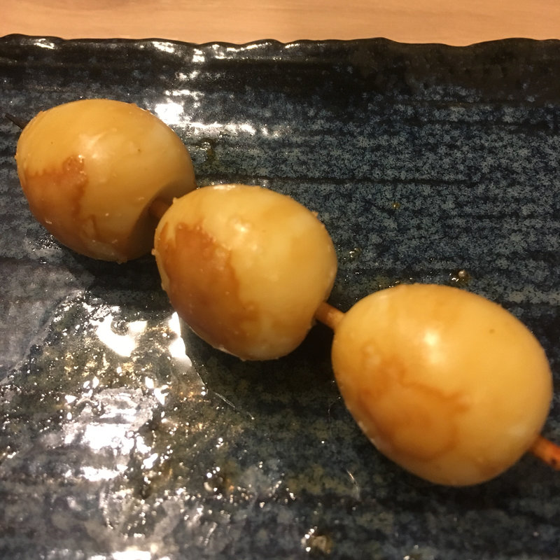 うずらの卵(焼鳥 高田)