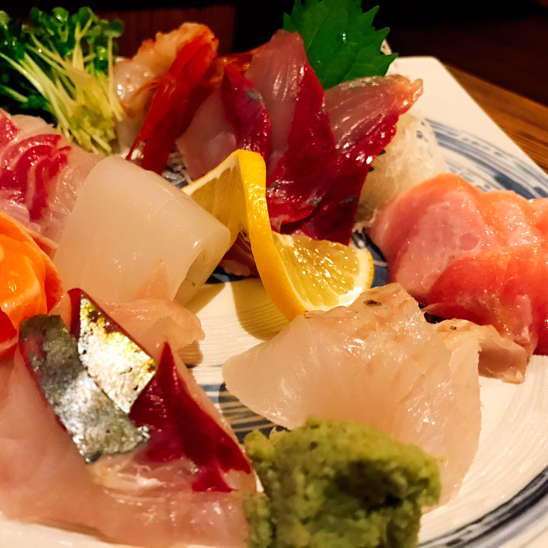 刺し盛り(やきとり安兵衛下大利店)