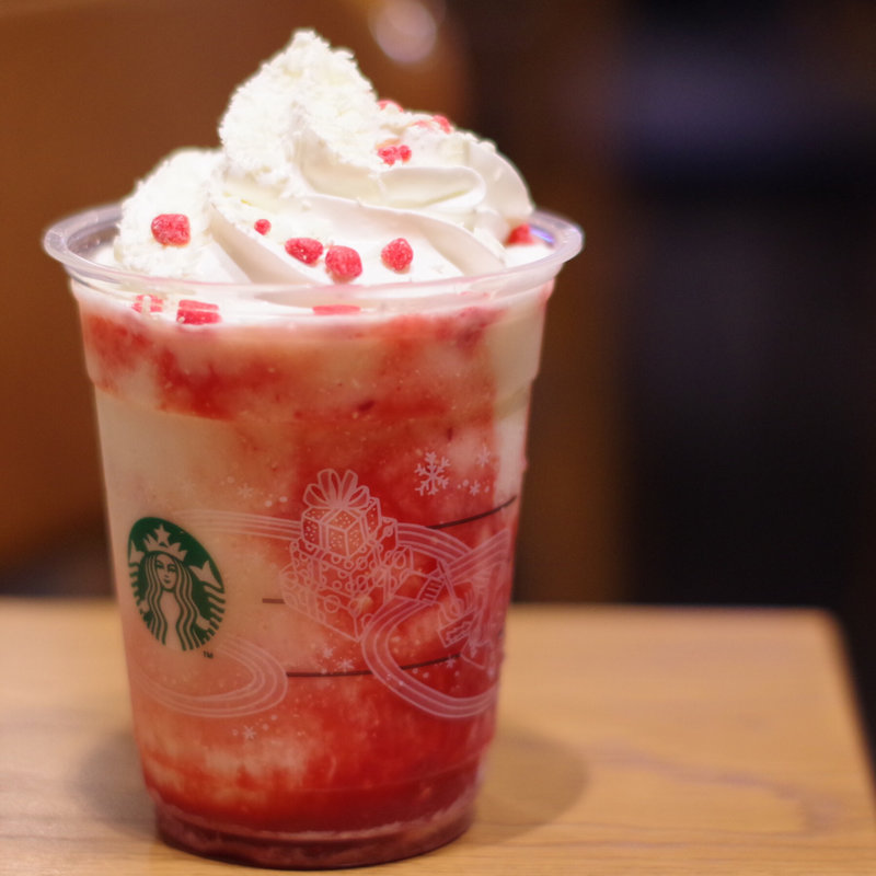 ラズベリーホワイトチョコレートフラペチーノ(スターバックスコーヒー 東京ビッグサイト店)