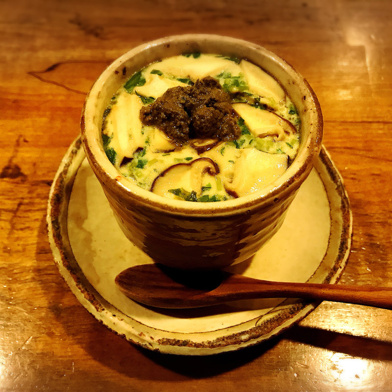 北海道ズワイ蟹の茶碗蒸し(一饗)