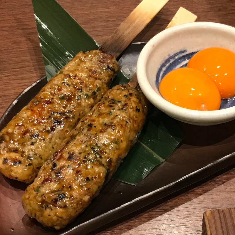 地鶏の極上つくね(山内農場 なんば千日前店)