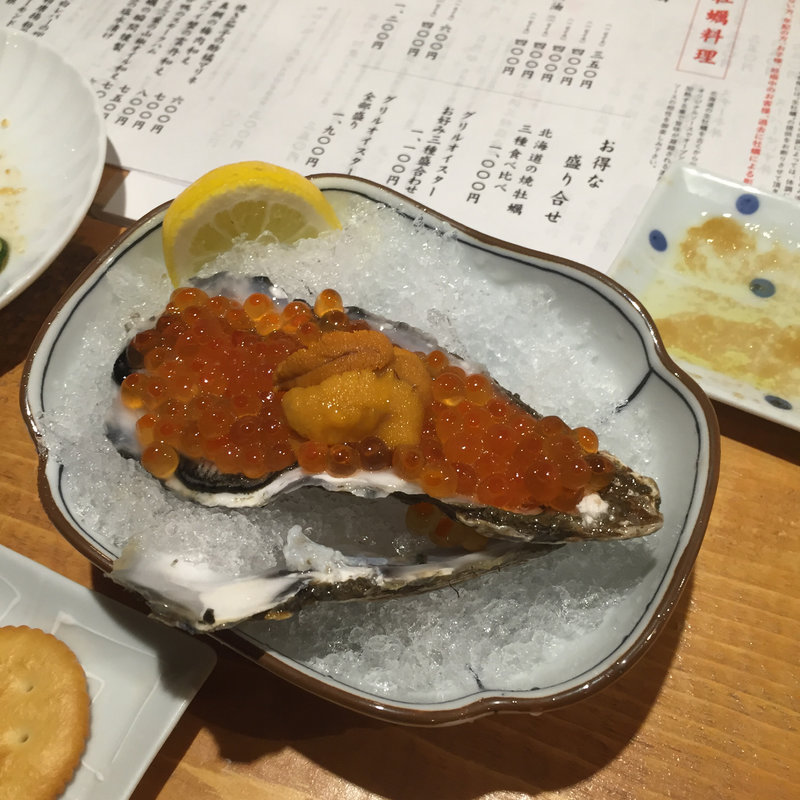 うにイクラ盛り合わせ(酒と銀シャリ せいす)