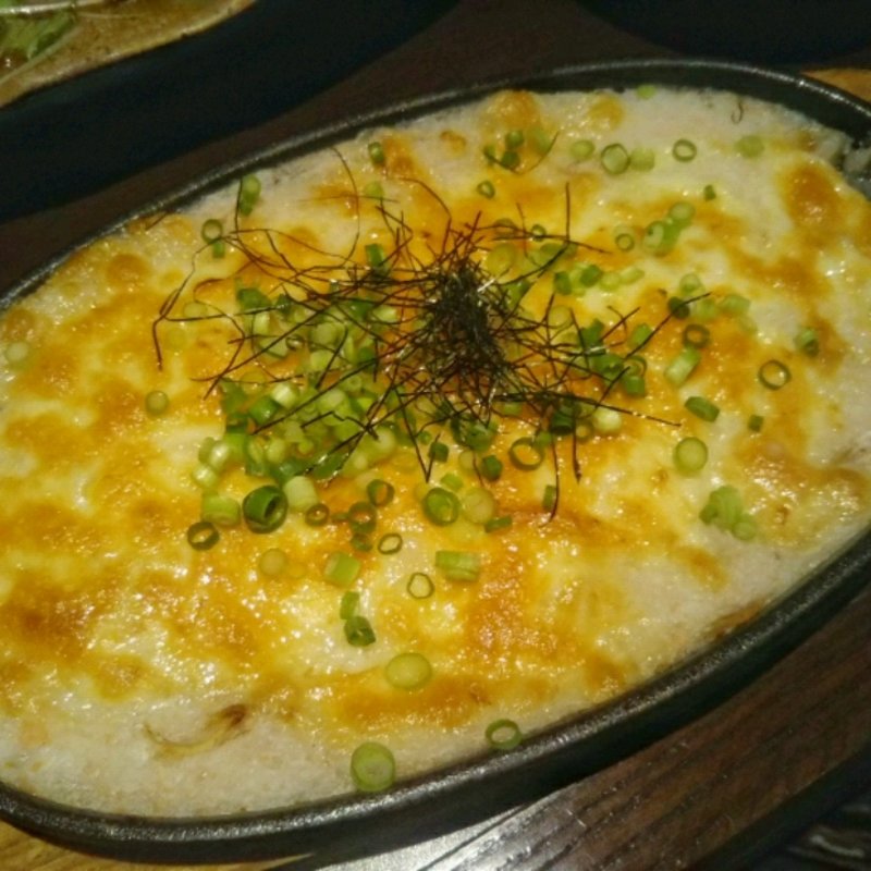 鉄板トロロ焼き(健康素材居酒屋『筍』)