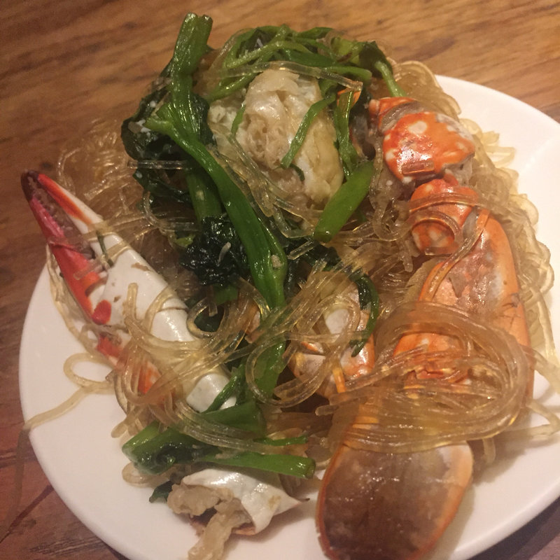 ワタリガニのはるさめ蒸し(タヒチ )