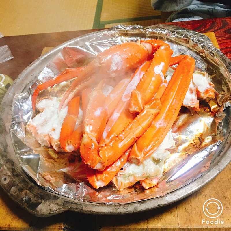 焼きガニ(大黒屋香住)