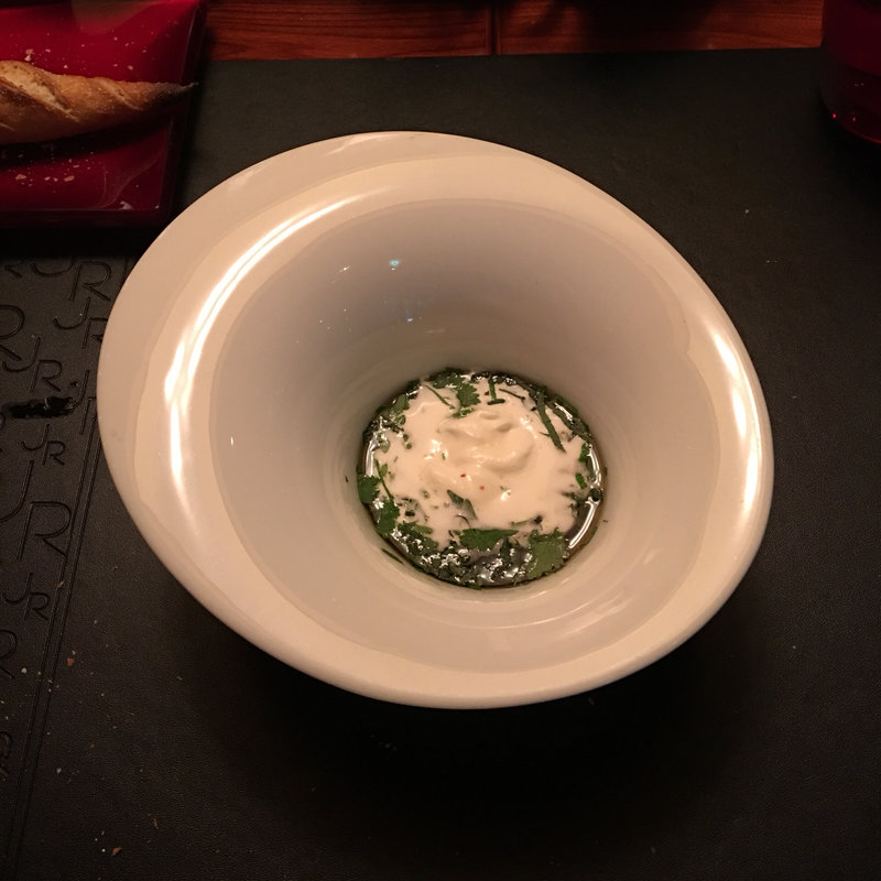 Les ravioles de foie gras(ラトリエ ドゥ ジョエル・ロブション)