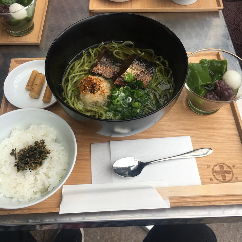 にしん茶蕎麦セット(中村藤吉本店)