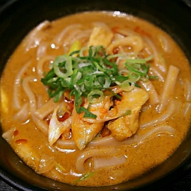 タイ風赤カレーうどん(カレーうどん せんきち 津田沼店 )