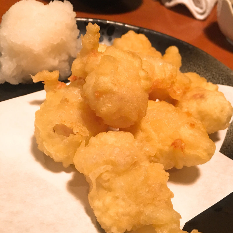 もつ天ぷら(かね萬六本木)