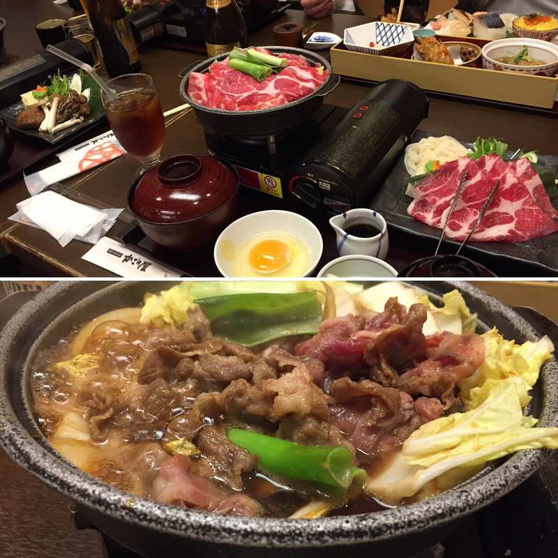 イベリコ豚すき焼き定食(かごの屋 森小路インター東店 )