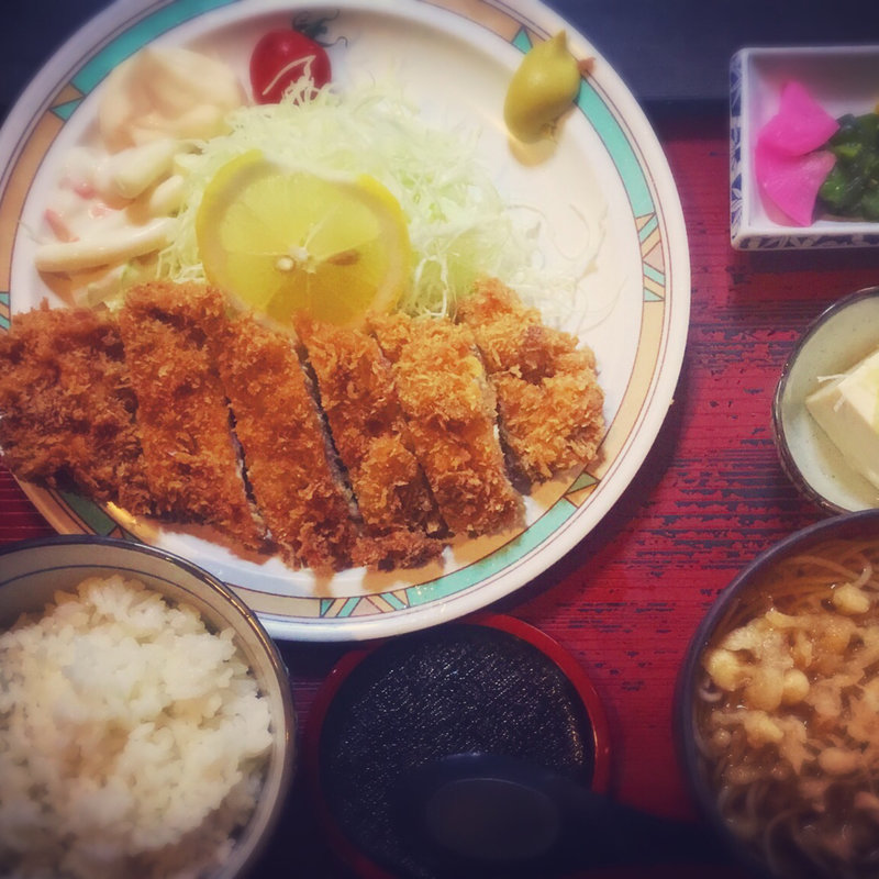 チキンカツ定食(松喜庵)