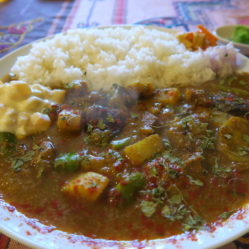 野菜マトン(ライス&カリー ラーマ)