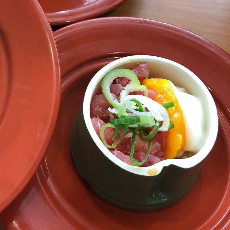 竹姫寿司 まぐろユッケ(くら寿司 東貝塚店)