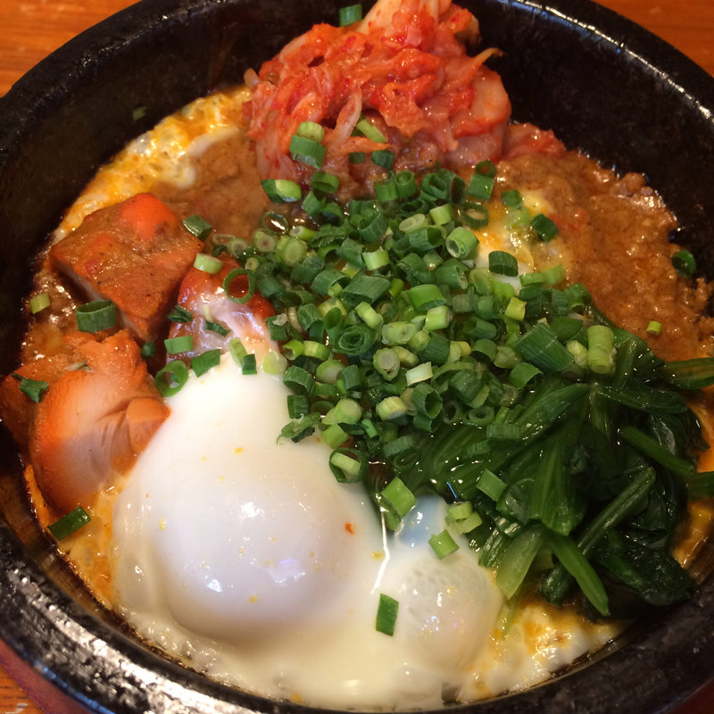 石焼カレーセット(カレー名人 新富町店 （【旧店名：カレー革命　新富町店】）)
