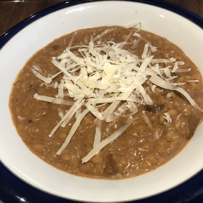 ポルチーニ茸の柔らかリゾット(カフェイタリアーノラ・ステラ)