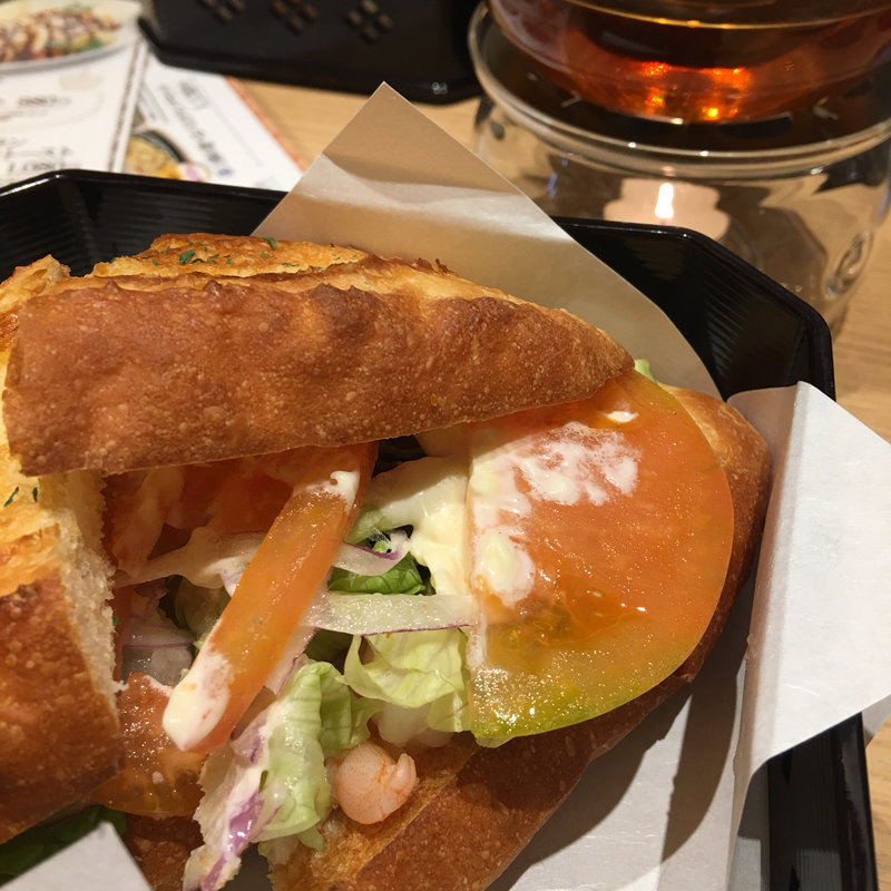 海老アボカドサンドセット(あおい珈琲 鈴鹿店 )