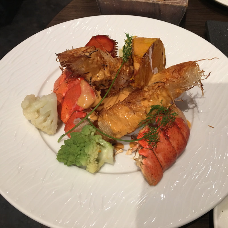 オマール海老のカダイフ巻きロースト(俺のフレンチ 博多)