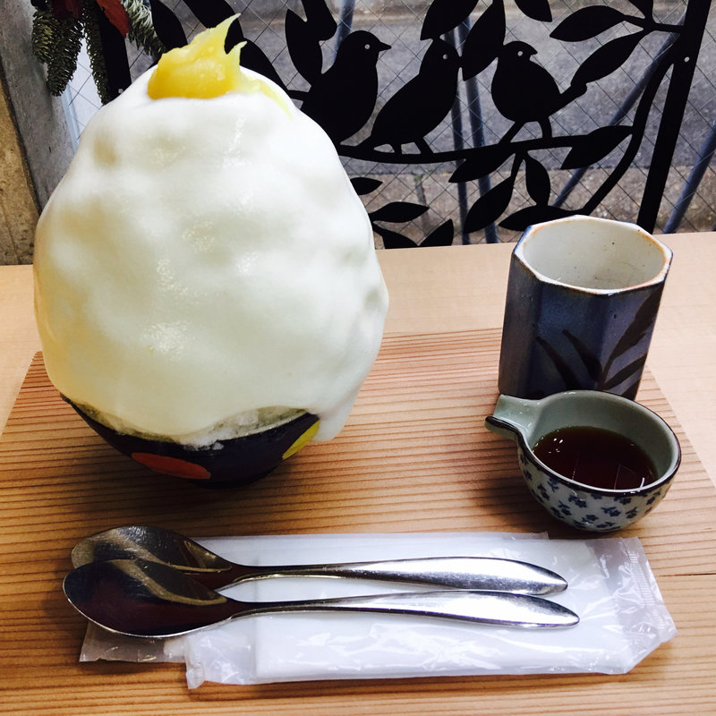 まろんエスプーマ氷(ほうせき箱 )