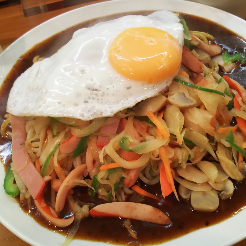 ミラカン（1.5人前）＋目玉焼き(あんかけ家大曽根店)