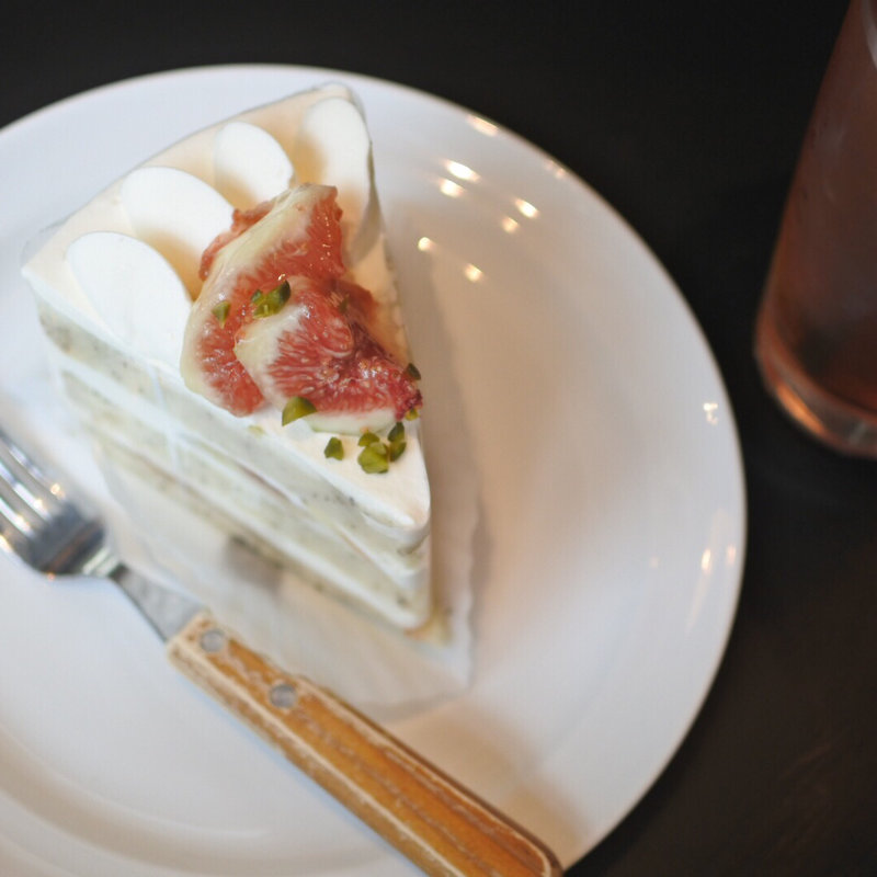 いちじくのショートケーキ(The LOAF Cafe)