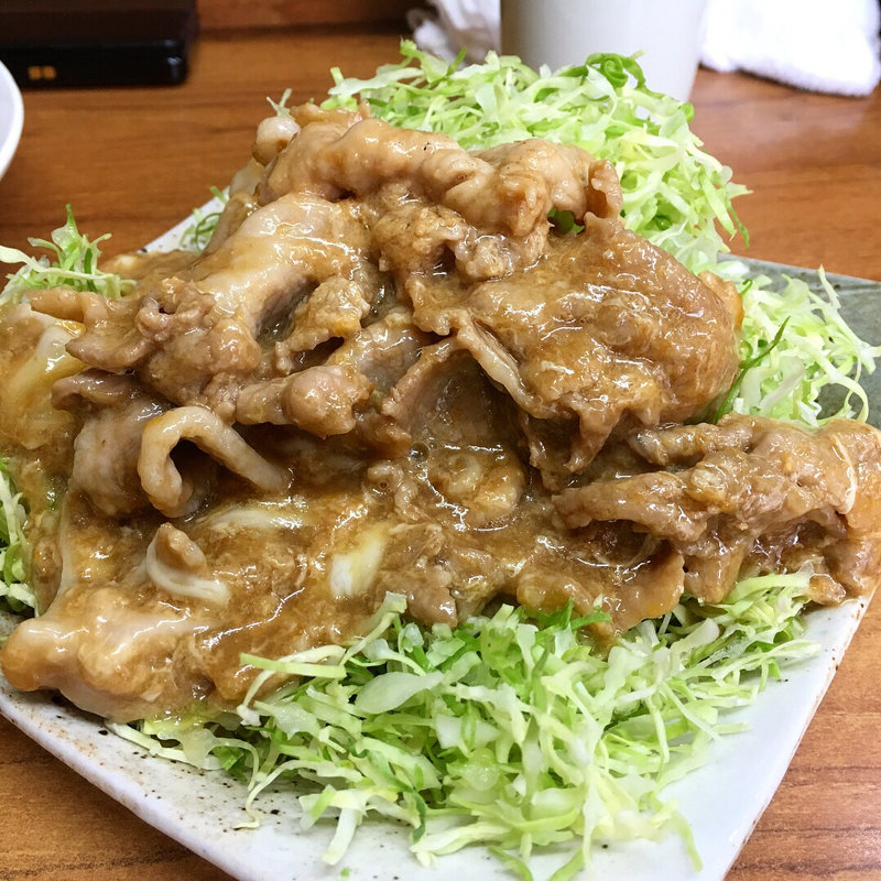 たまご入りしょうが焼き(光楽亭 )