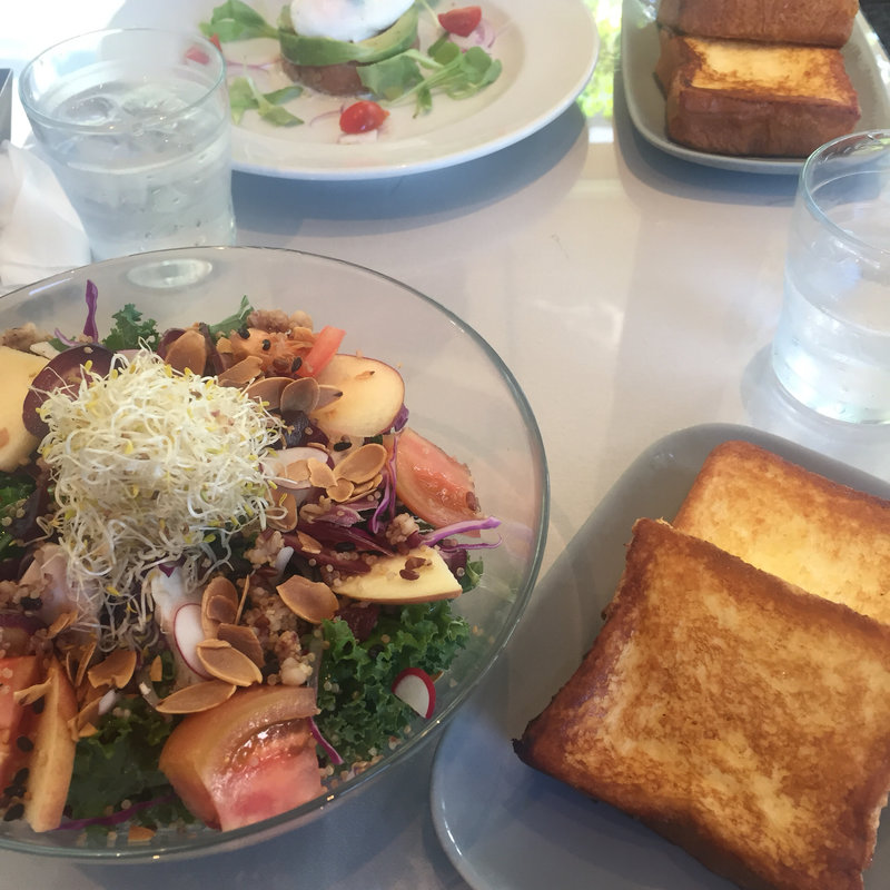 スーパーフードと鶏胸肉のケールサラダ フレンチチアシードドレッシング(マーサーブランチ)