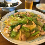 勞麺（海老かしわ蕎麦）(広東料理 鳳泉 )