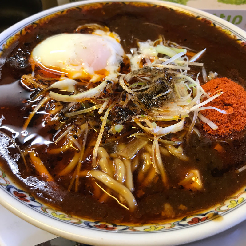 辛っとろ麻婆麺 温玉トッピング 大辛(辛っとろ麻婆麺 あかずきん)